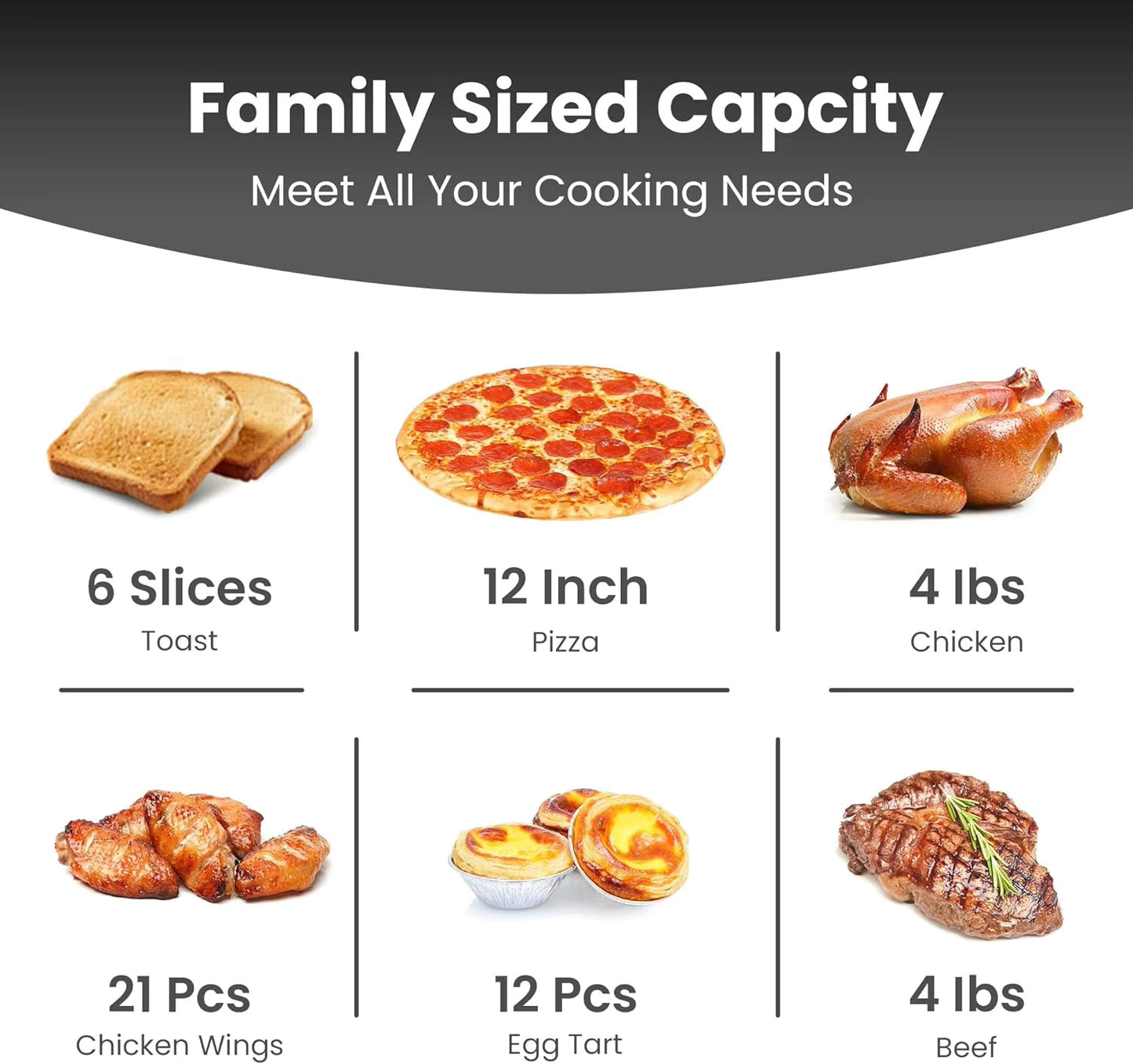 FLASHWAVE™ Ultra-Rapid Heat Technology Toaster Oven Air Fryer - Bake, Broil, Roast, and More!