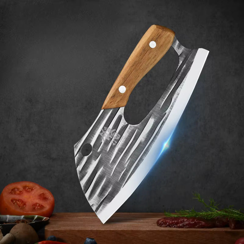 Meat Cleaver Knife Stainless Steel Sharp Slicing Knife for All Kinds of Meat Household Labor Saving Kitchen Knife