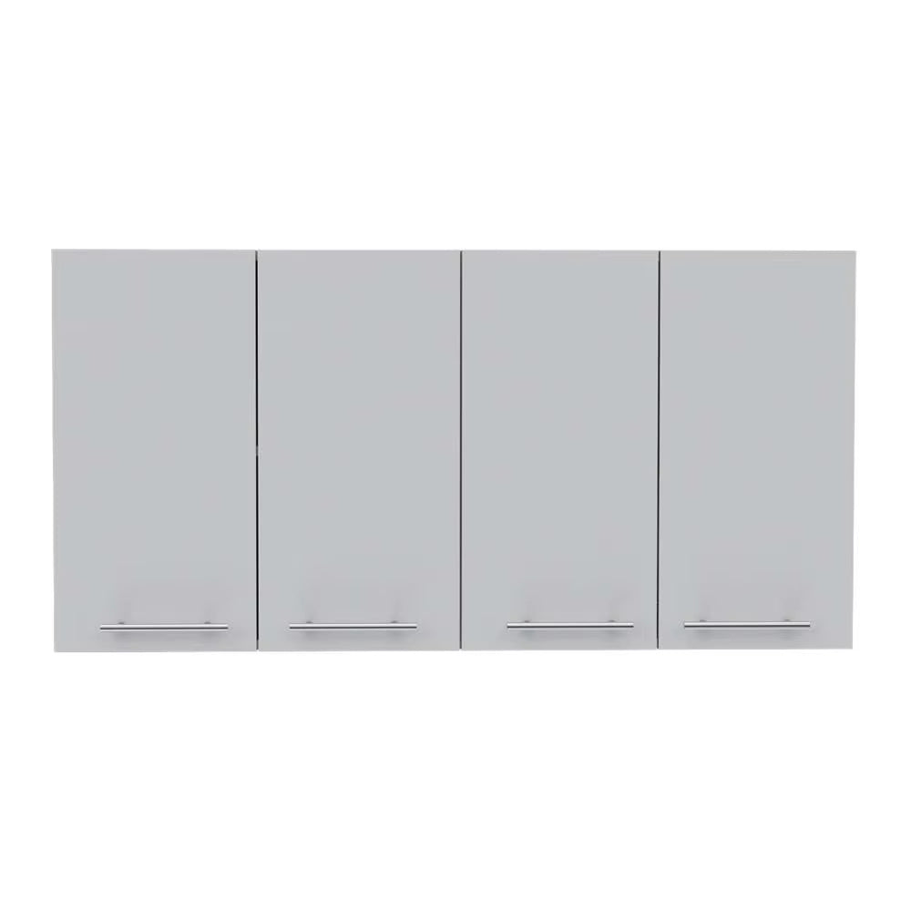 Wall Cabinet with Two Spacious Divisions, 4-Doors