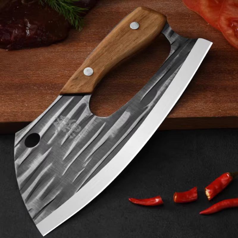 Meat Cleaver Knife Stainless Steel Sharp Slicing Knife for All Kinds of Meat Household Labor Saving Kitchen Knife