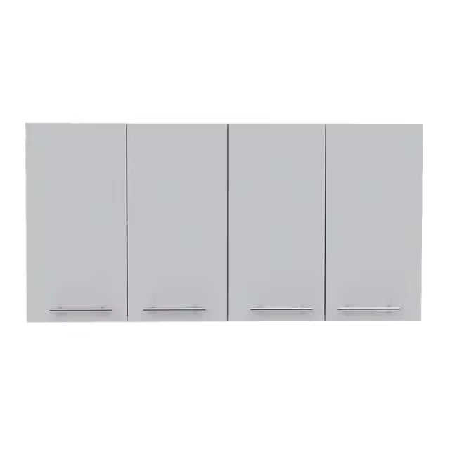 Wall Cabinet with Two Spacious Divisions, 4-Doors